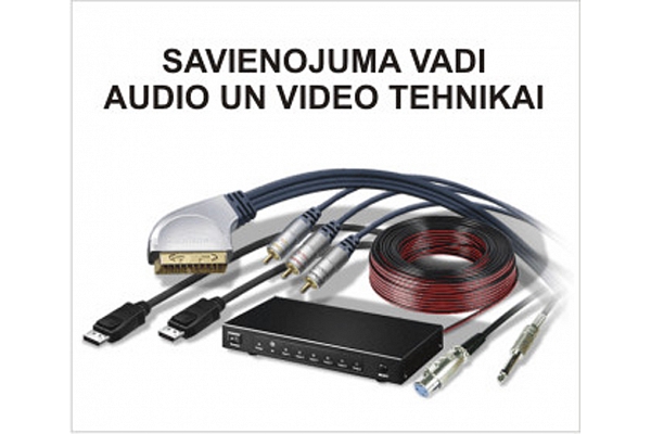 Savienojuma vadi audio un video tehnikai