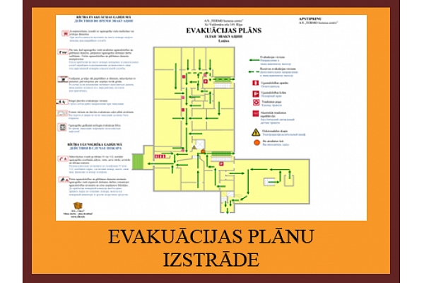 Evakuācijas plānu izstrāde