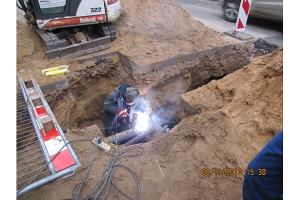 Gāzes vadu izbūve