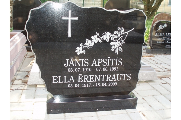 Akmens apstrāde, kapu pieminekļi, kapakmeņi