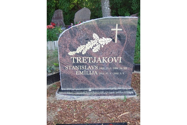 Akmens apstrāde, kapu pieminekļi, kapakmeņi