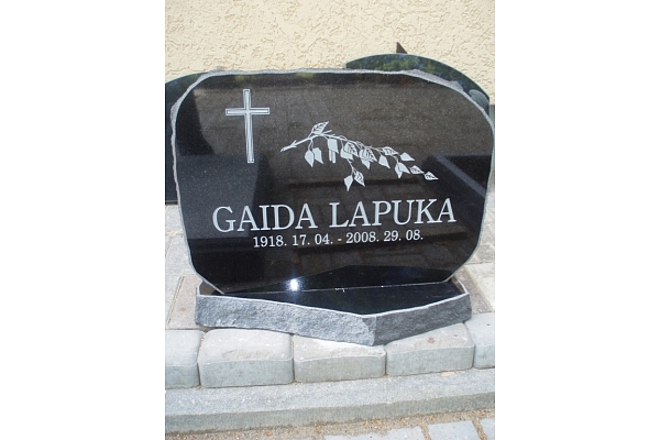 Akmens apstrāde, kapu pieminekļi, kapakmeņi