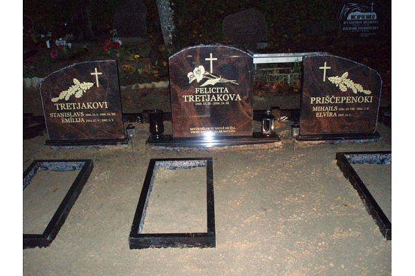 Akmens apstrāde, kapu pieminekļi, kapakmeņi