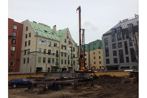 Dzītie pāļi, pāļu izbūve Rīgā, pāļi mājas pamatiem