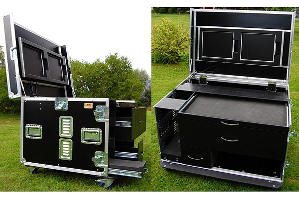 Drošās un izturīgas kastes audio un video aparatūrai