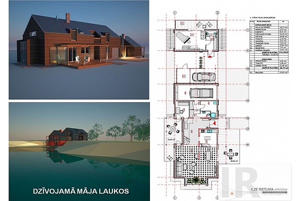 Lauku māju projektēšana