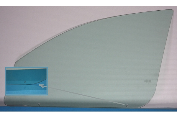 5680LGNR5FD CITROEN C CROSSER   MITSUBISHI OUTLANDER   PEUGEOT 4007   07 12   Car Door Window  Auto Glass Green   Front Left  wo Accessories   OEM 9202K4