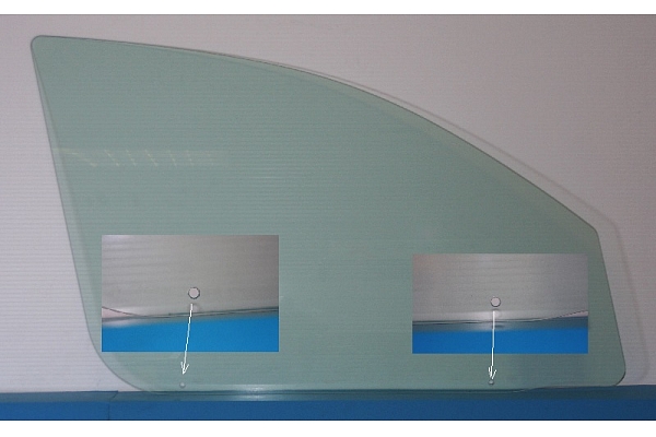 5680RGNR5FD CITROEN C CROSSER   MITSUBISHI OUTLANDER   PEUGEOT 4007   07 12   Car Door Window  Auto Glass Green   Front Right  wo Accessories