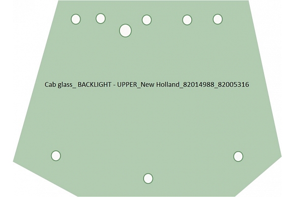 Cab glass  BACKLIGHT   UPPER New Holland