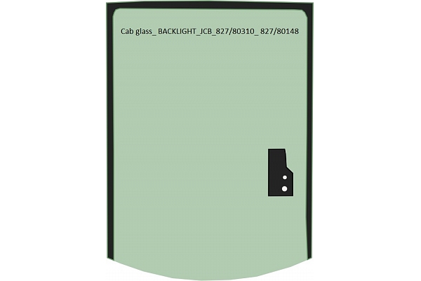 Cab glass  BACKLIGHT JCB