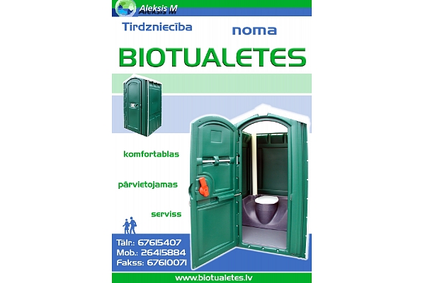 Aleksis M SIA biotualetes