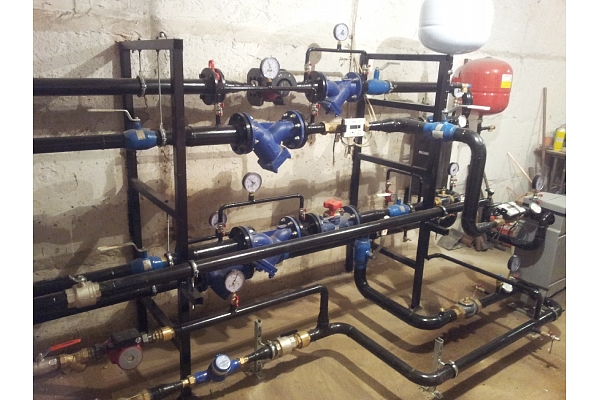 Apkures sistēmu izbūve montaža Apkures mezgls