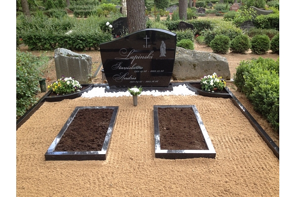 Oriģināls kapu vietas labiekārtošanas plāns