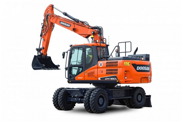 Doosan ekskavators dl160w būvtehnika Intrac