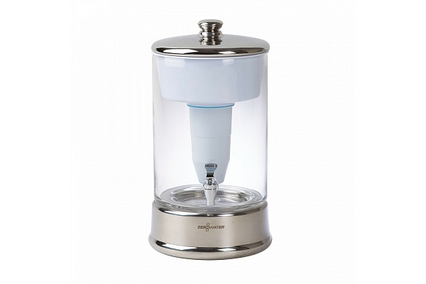 ZeroWater stikla ūdens filtrēšanas trauks ar krānu