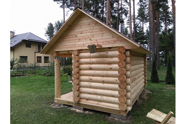 Guļbaļķu pirtis, guļbūves Valmiera, Cēsīs, Vidzeme dārza mēbeles