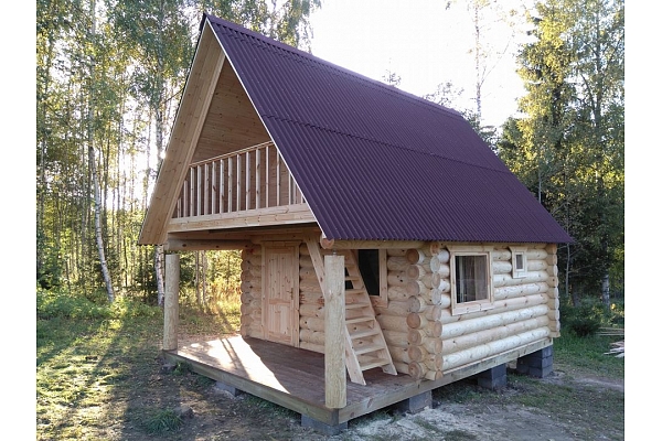 Guļbaļķu pirtis, guļbūves Valmiera, Cēsīs, Vidzeme dārza mēbeles