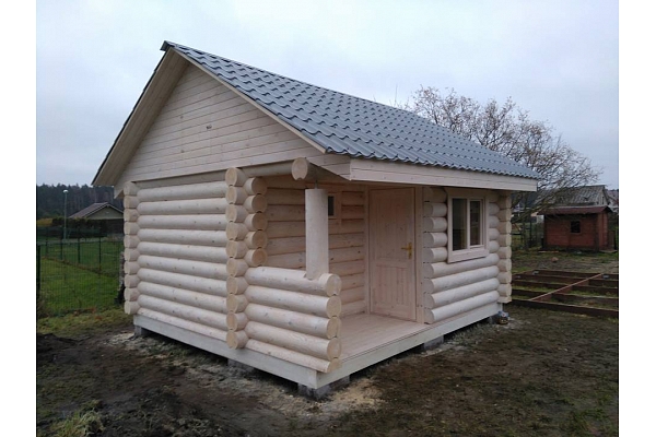 Guļbaļķu pirtis, guļbūves Valmiera, Cēsīs, Vidzeme dārza mēbeles