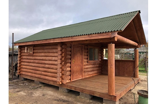 Guļbaļķu pirtis, guļbūves Valmiera, Cēsīs, Vidzeme dārza mēbeles