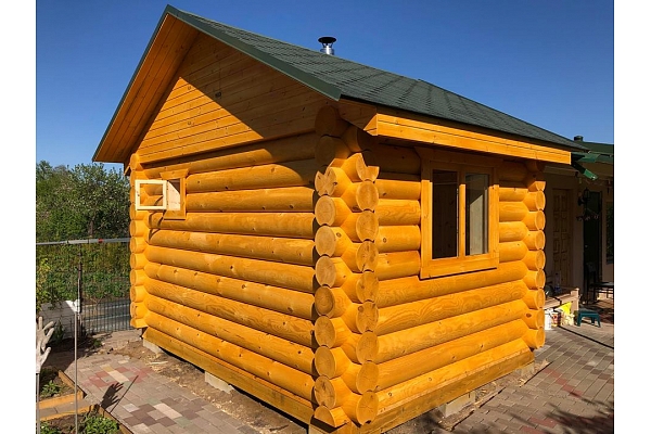 Guļbaļķu pirtis, guļbūves Valmiera, Cēsīs, Vidzeme dārza mēbeles