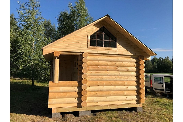 Guļbaļķu pirtis, guļbūves Valmiera, Cēsīs, Vidzeme dārza mēbeles