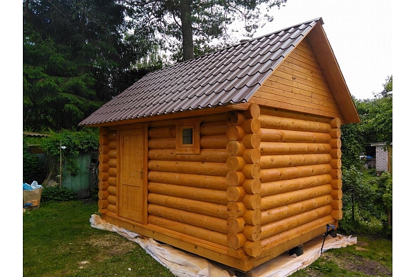 Guļbaļķu pirtis, guļbūves Valmiera, Cēsīs, Vidzeme dārza mēbeles