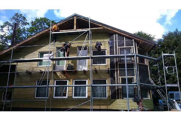 Fasādes renovācijas darbi