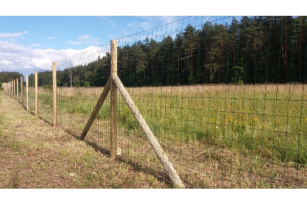 Metināts žogs lauksaimniecības