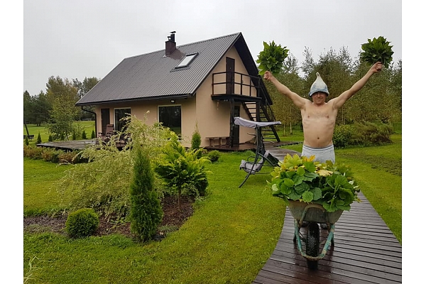 Lieliska pirts, viesu nams "Burziņi"