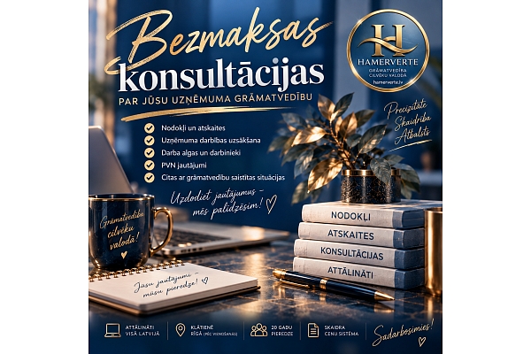 Bezmaksas grāmatvedības konsultācijas