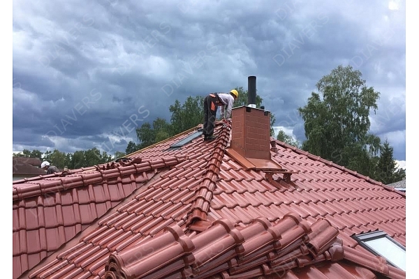 Dakstiņu montāža