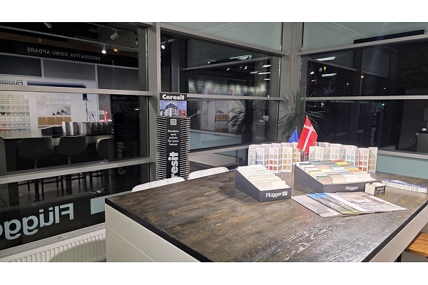 Designer corner at Ceresit un Flugger Profcentrs veikalā