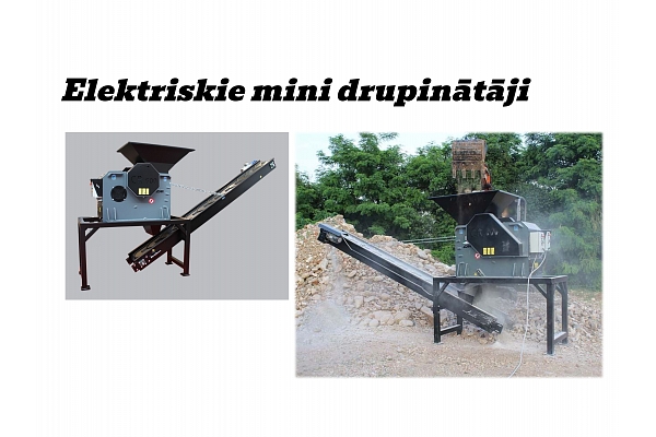 Elektriskie mini drupinātāji