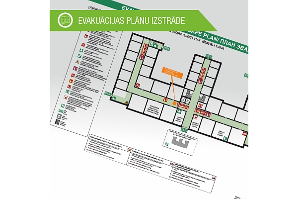 Evakuācijas plānu izstrāde