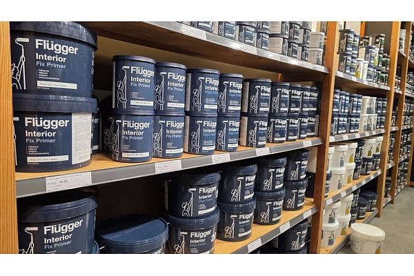 Flugger FIX Primer stends Profcentrs veikalā