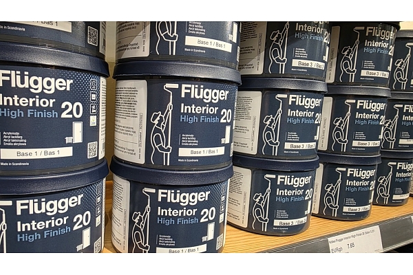 Flugger Interior High Finish stends Profcentrs veikalā