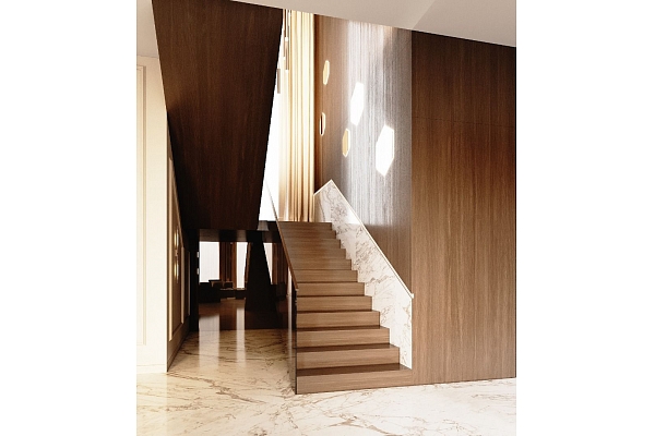 kāpnes mājas interjerā