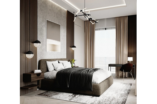 interjera dizains viesu guļamistabai