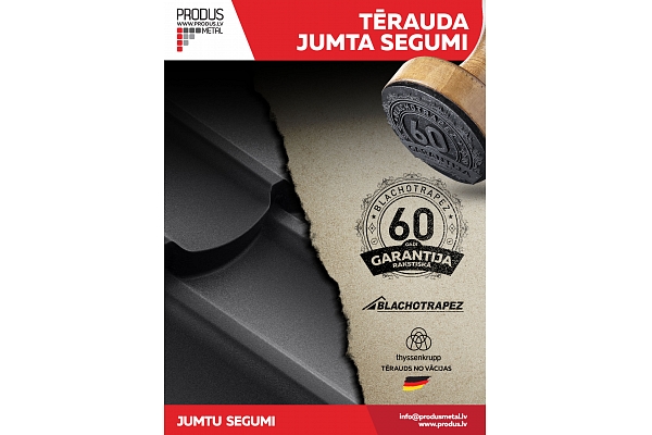 Tērauda jumta segumi
