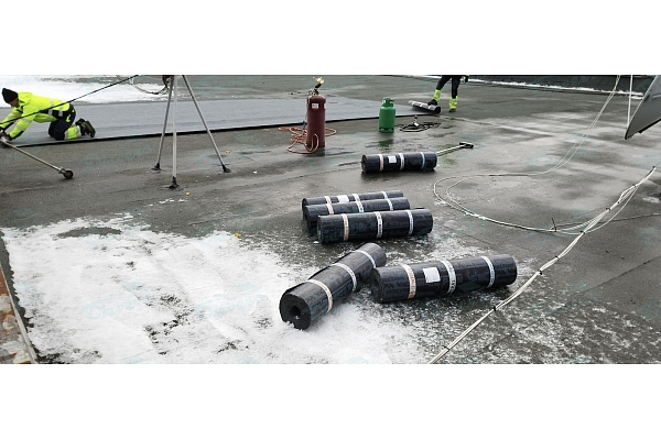 Jumta remonts ziemā