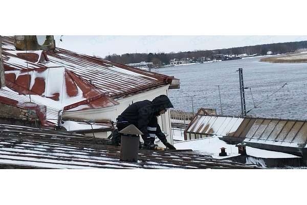 Jumta remonts ziemā