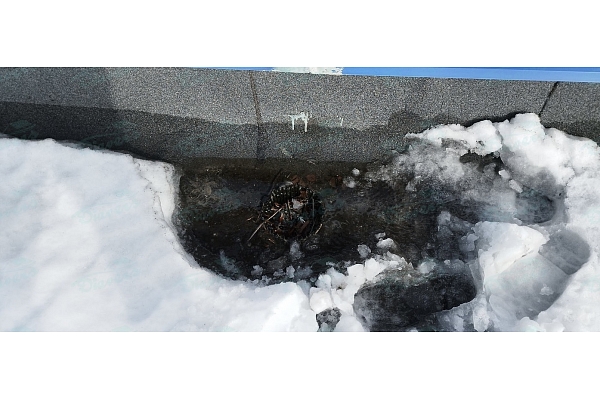 Jumta remonts ziemā