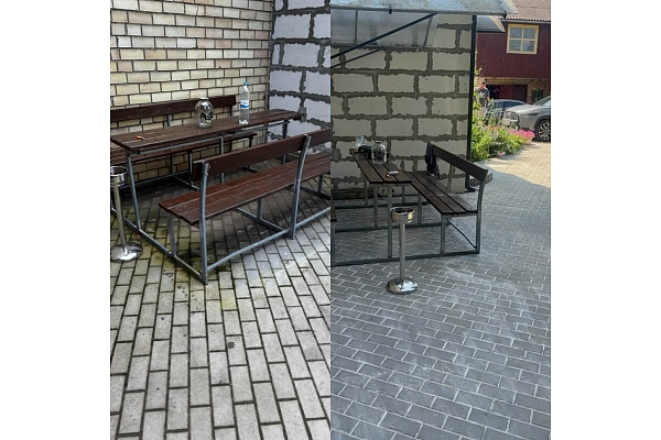 Bruģa tīrīīšana