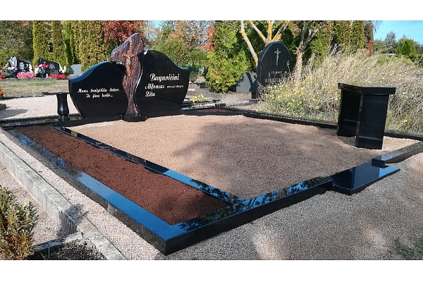 A A darbnīca, akmens apstrāde, kapu pieminekļi