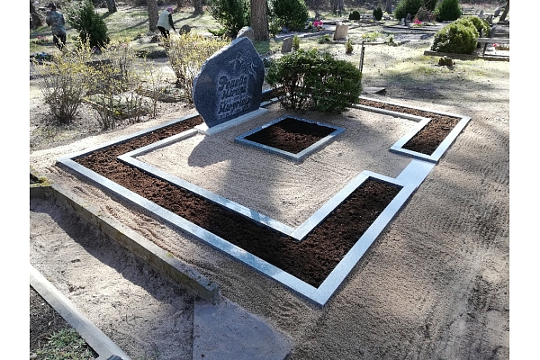 A A darbnīca, akmens apstrāde, kapu pieminekļi