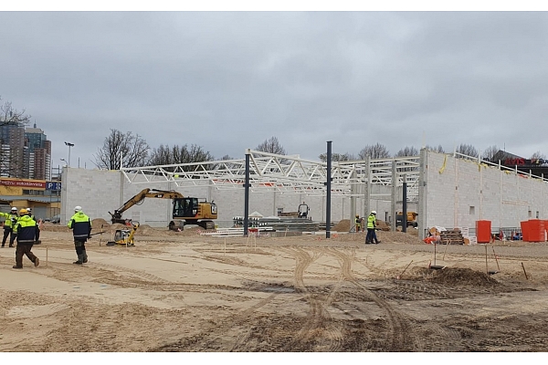 LIDL Remtes ielā būvniecība