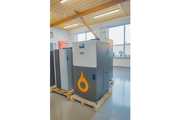 Granulu apkures katli