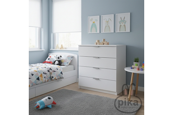 Bērnu gulta ar drošības barjeru