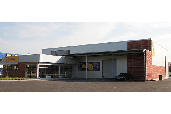 SIA "Ramirent" noliktavas un kantora telpu būvniecība Jelgavā.