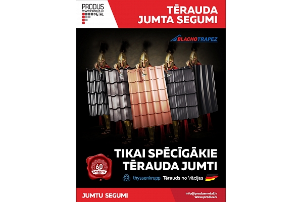 Tērauda jumta segumi